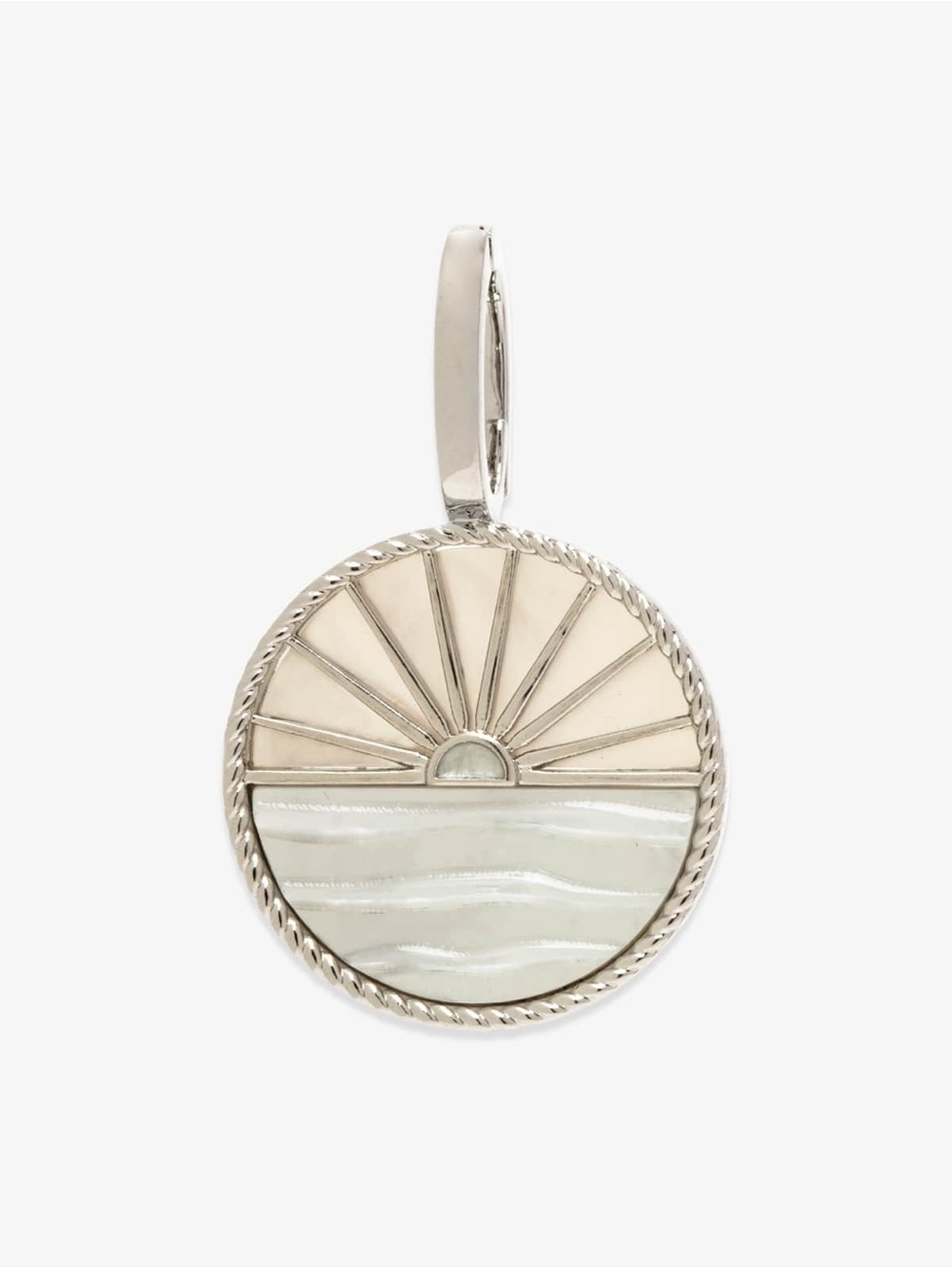Pura Vida Silver Harper Statement Ocean Sunset Charm